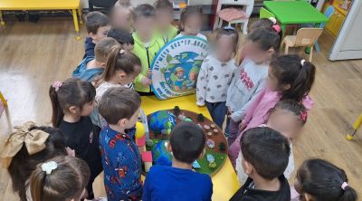 Земята ни говори-инициативата е част от Плана за действие на ДГ"Мечо Пух" по програма Екоучилища - ДГ Мечо Пух - Долни Чифлик