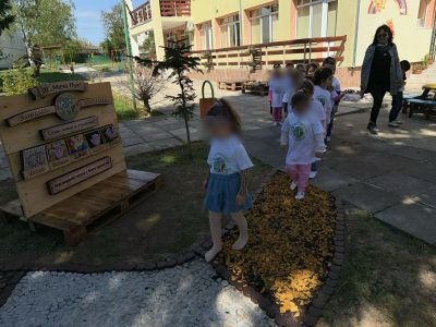 Сензорната еко пътека  малка стъпка, голяма промяна - ДГ Мечо Пух - Долни Чифлик