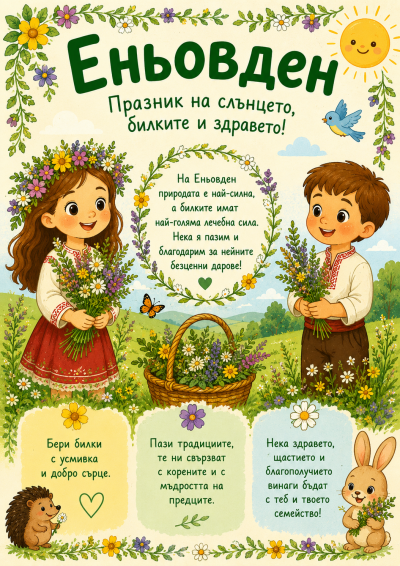 Еньовден - ДГ Мечо Пух - Долни Чифлик