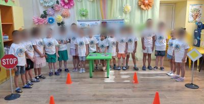 29 юни  Ден за безопасността на движението по пътищата ф 2 - ДГ Мечо Пух - Долни Чифлик