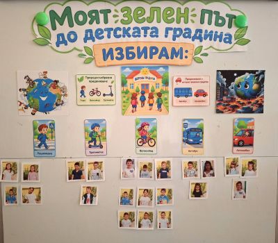 Ден на мобилността - ДГ Мечо Пух - Долни Чифлик