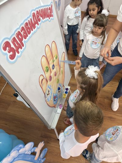 Световния ден на чистите ръце - ДГ Мечо Пух - Долни Чифлик