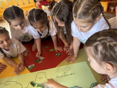 Карта на защитените видове в община Долни чифлик - ДГ Мечо Пух - Долни Чифлик