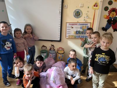 Учим се да разделяме отпадъци - ДГ Мечо Пух - Долни Чифлик